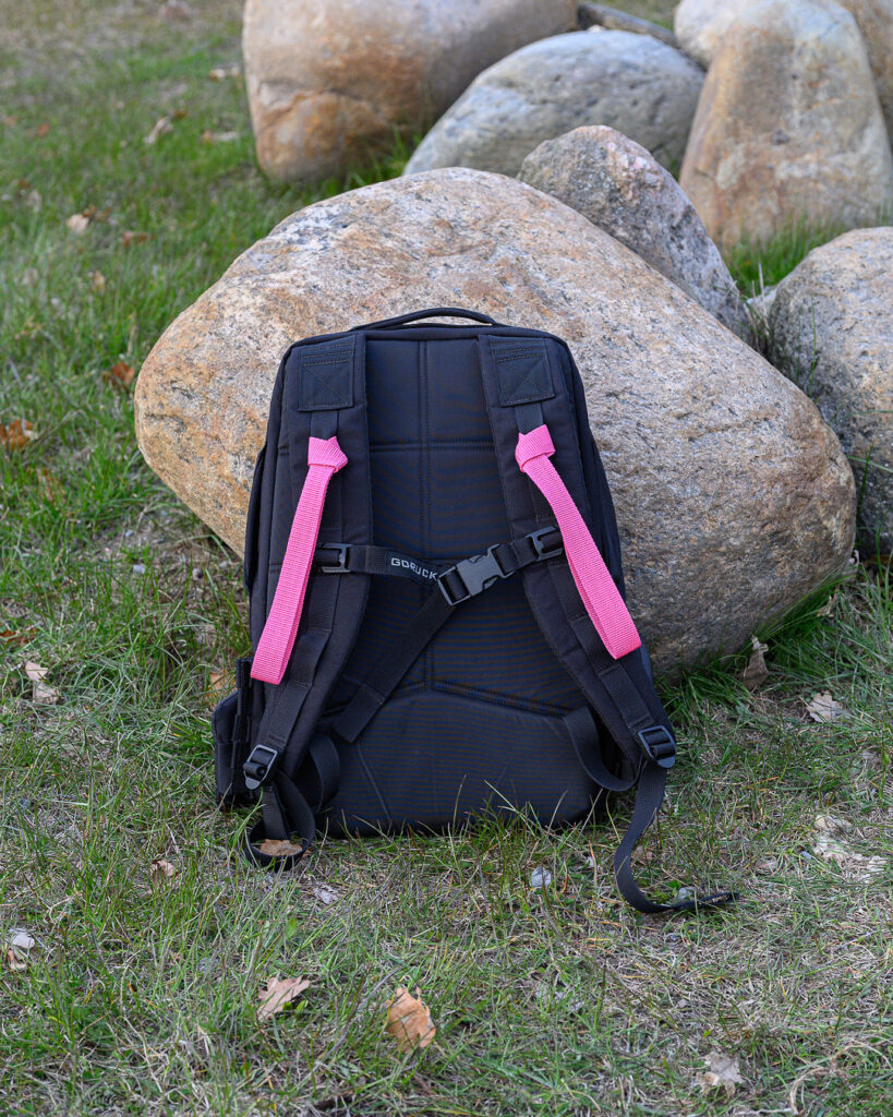 Pink ruckstrap